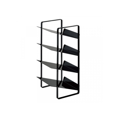 Stojan na fľaše Yamazaki Tower 4305, čierny 40cm