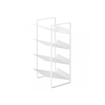 Stojan na fľaše Yamazaki Tower 4304, biely 40cm Stojan na fľaše Yamazaki Tower 4304, biely 40cm