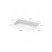 Podnos Yamazaki amenity 4227, 30x13cm, 5CM, biely