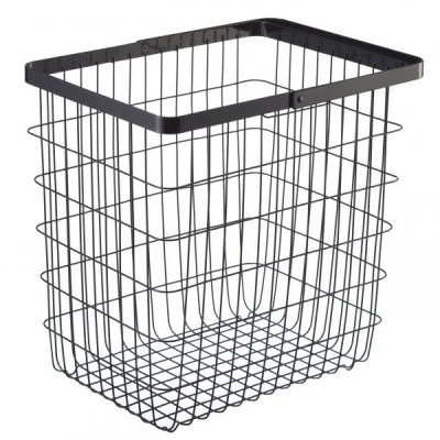 Kôš na bielizeň Yamazaki Tower Laundry Basket L, čierny