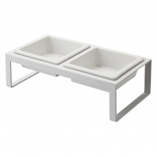 Pet misky Yamazaki 4744, biele Pet misky Yamazaki 4744, biele