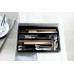 Priehradky do zásuvky Yamazaki Tower Mesh Desk Tray, čierny