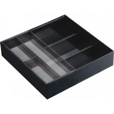 Priehradky do zásuvky Yamazaki Tower Desk Tray, čierne