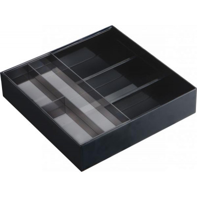 Priehradky do zásuvky Yamazaki Tower Desk Tray, čierne Priehradky do zásuvky Yamazaki Tower Desk Tray, čierne