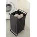 Skladací kôš na bielizeň Yamazaki Tower Laundry Basket, čierny