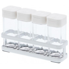 Stojan so 4 koreničkami YAMAZAKI Tower Spice Rack 4, biela Stojan so 4 koreničkami YAMAZAKI Tower Spice Rack 4, biela