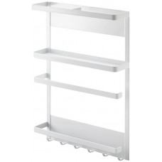 Veľký magnetický držiak Yamazaki Tower Magnetic Side Rack, biely