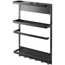 Veľký magnetický držiak Yamazaki Tower Magnetic Side Rack, čierny