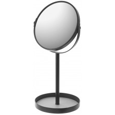 Zrkadlo s miskou Yamazaki Tower Make Up, čierne Zrkadlo s miskou Yamazaki Tower Make Up, čierne