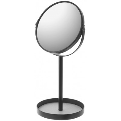 Zrkadlo s miskou Yamazaki Tower Make Up, čierne Zrkadlo s miskou Yamazaki Tower Make Up, čierne