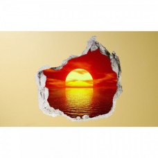 3D fototapeta, Západ slnka, 100 x100cm