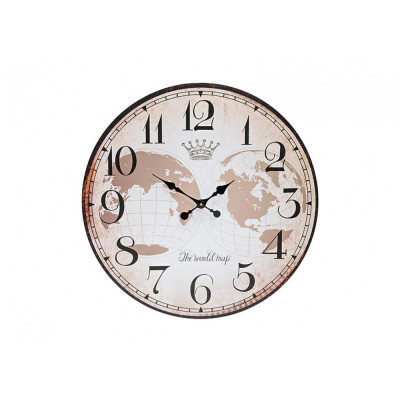 Nástenné hodiny The World Map,  Wur0539, 59cm