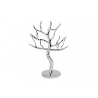 Držiak šperkov Strom, strieborný, 30 cm