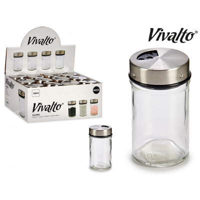 Sklenená soľnička Vivalto 8708 ,100 ml