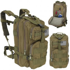 Zelený batoh Military XL IS8916, 30L