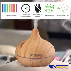 Aroma difuzér - zvlhčovač vzduchu svetlohnedý 0231, 300ml Aroma difuzér - zvlhčovač vzduchu svetlohnedý 0231, 300ml