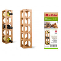 Stojan na víno z bambusu pre 5 fliaš Quttin 8086 Stojan na víno z bambusu pre 5 fliaš Quttin 8086