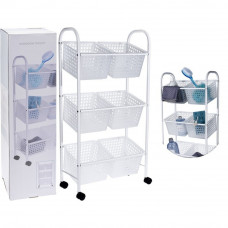 Pojazdný vozík so 6 košmi Bathroom Solutions 3042, 75 cm