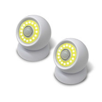 Bezdrôtové LED svetlo so snímačom pohybu 2 kusy VG5689, biele