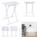 Bočný stolík Home deco factory HD6609, biely