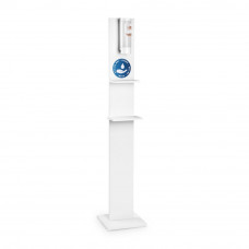 Stojan na dezinfekciu 9001, biely 120 cm Stojan na dezinfekciu 9001, biely 120 cm