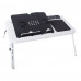 Univerzálny skladací stolík pod notebook s ventilátormi VG6121, 56 cm Univerzálny skladací stolík pod notebook s ventilátormi VG6121, 56 cm