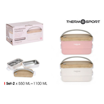 Termobox na jedlo 2426, dvojdielny 1100 ml Termobox na jedlo 2426, dvojdielny 1100 ml