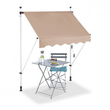 Balkónová markíza béžová 150cm, RD25723