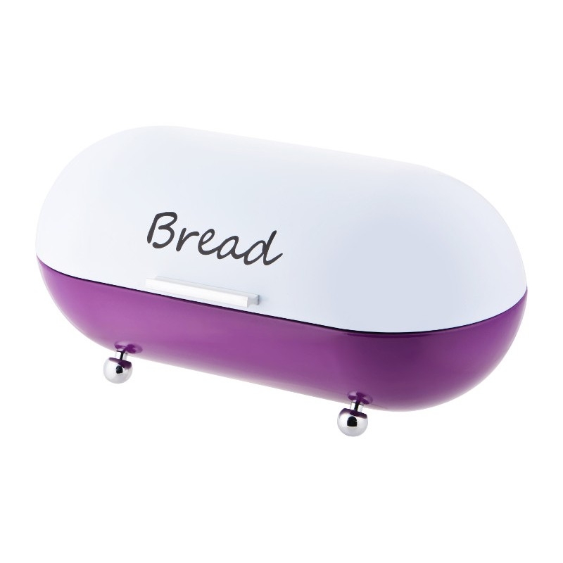 Nerezový retro chlebník Tadar Epso 3157, fialový 