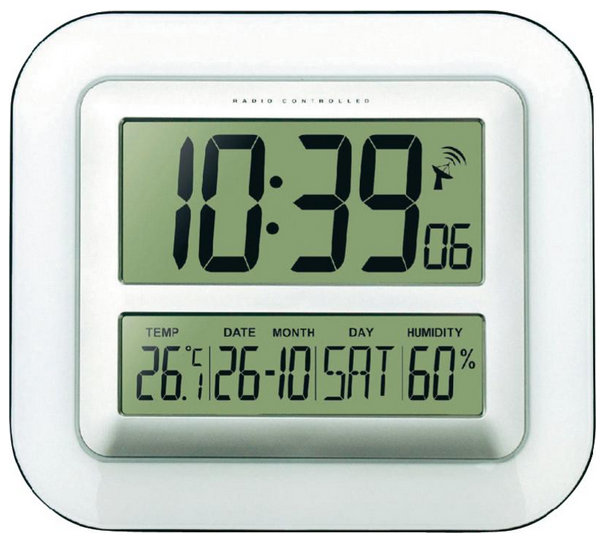 E-shop Digitálne nástenné DCF hodiny Techno Line WS 8006 28cm
