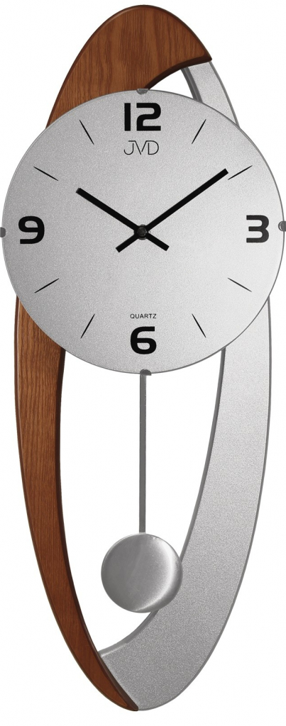 Dizajnové kyvadlové nástenné hodiny JVD NS15021/ 11, 58cm 