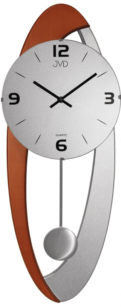 Dizajnové kyvadlové nástenné hodiny JVD NS15021/ 41, 58cm 