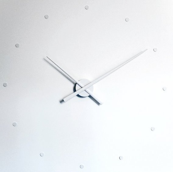 E-shop NOMON OJ nástenné hodiny biele 50cm