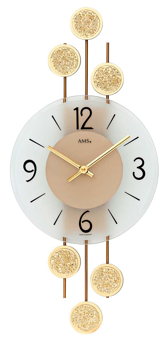 Dizajnové nástenné hodiny 9439 AMS 47cm 