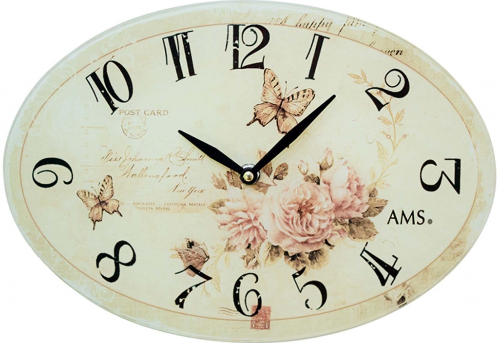 Dizajnové nástenné hodiny 9478 AMS 30cm 