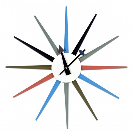E-shop Nástenné hodiny Pugio 52 cm, farebné