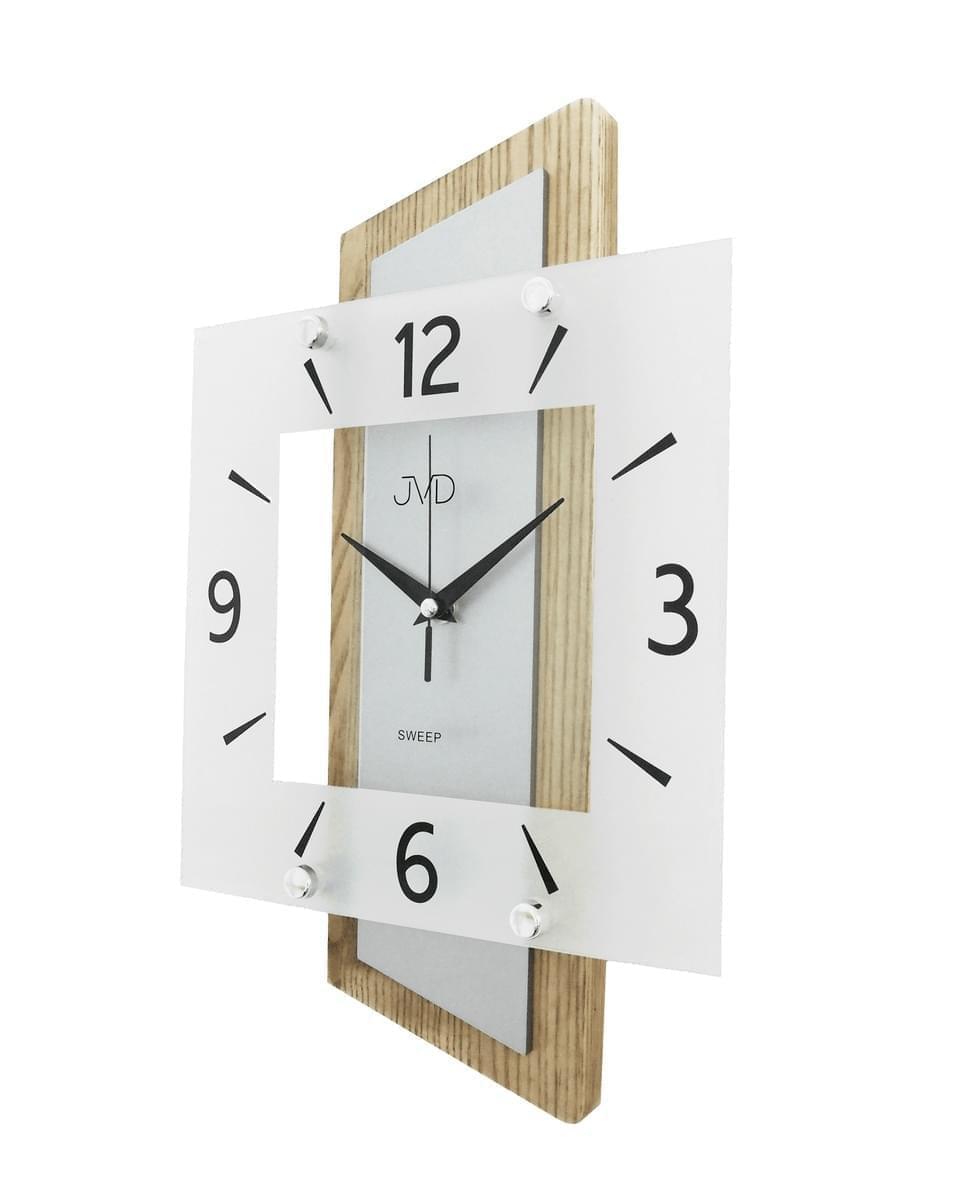 Nástenné drevené hodiny JVD NS17012/78, 38 cm 