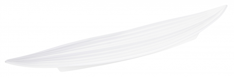 Miska LEAF v tvare listu, biela 30cm 