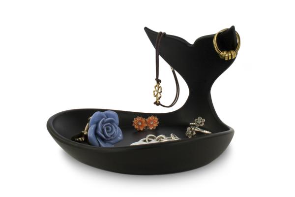 E-shop Miska na šperky J-ME Baby Whale Jewellery Dish, čierna