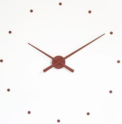 E-shop NOMON OJ Dizajnové nástenné hodiny čokoláda 50 cm