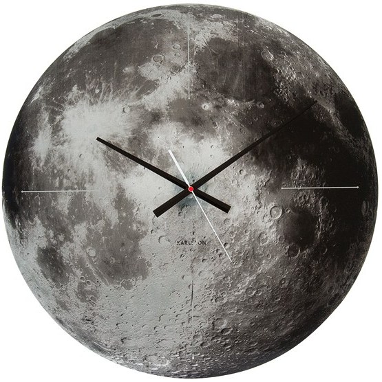 Nástenné hodiny Karlsson 5475 Mesiac 60cm