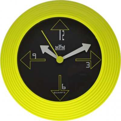 Nástenné hodiny MPM, 2690.45 - pistáciová, 25cm 