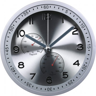 Nástenné hodiny MPM, 3085.7070 - strieborná/strieborná, 30cm 