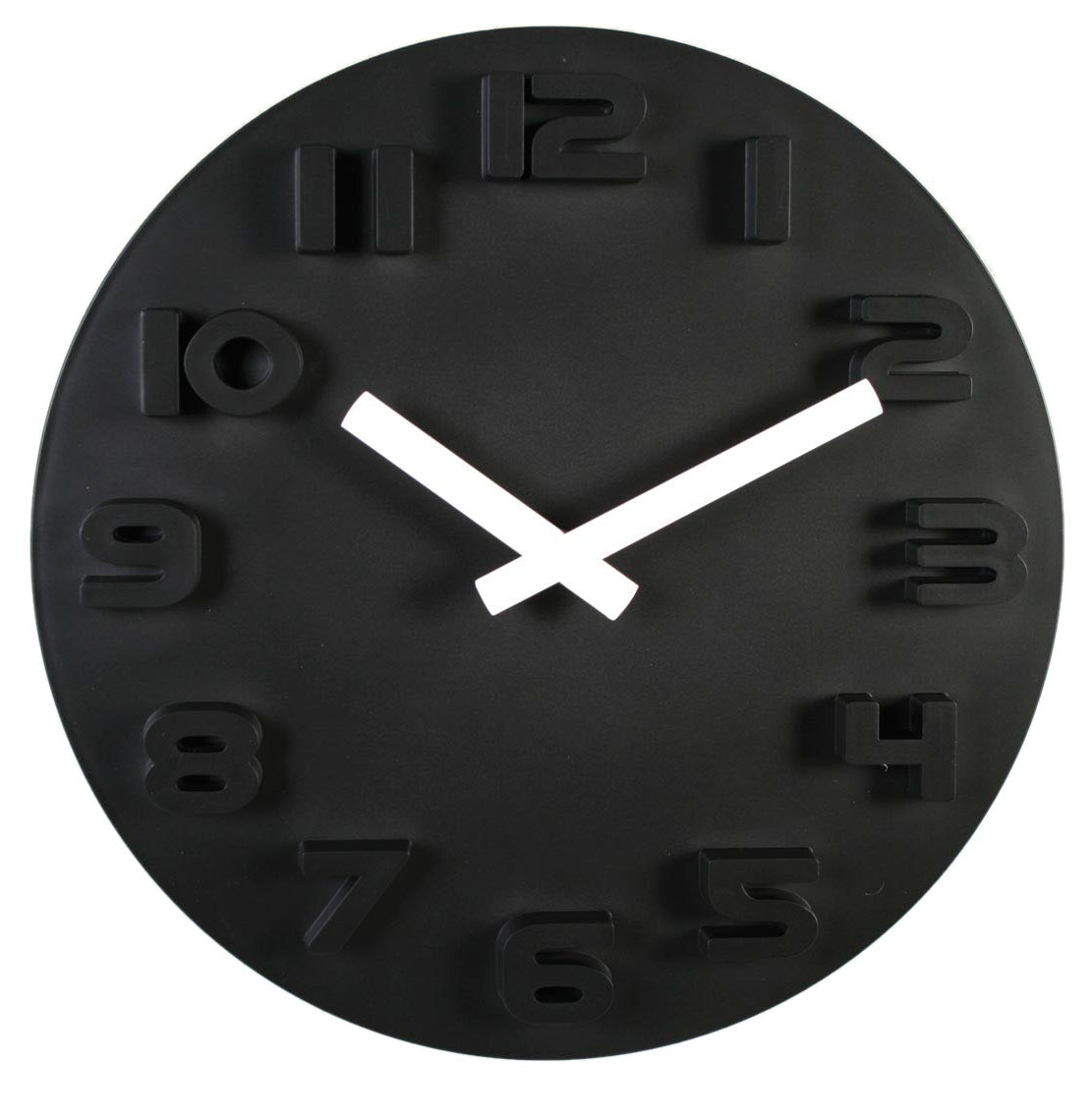 Nástenné hodiny Black & White, 30cm 