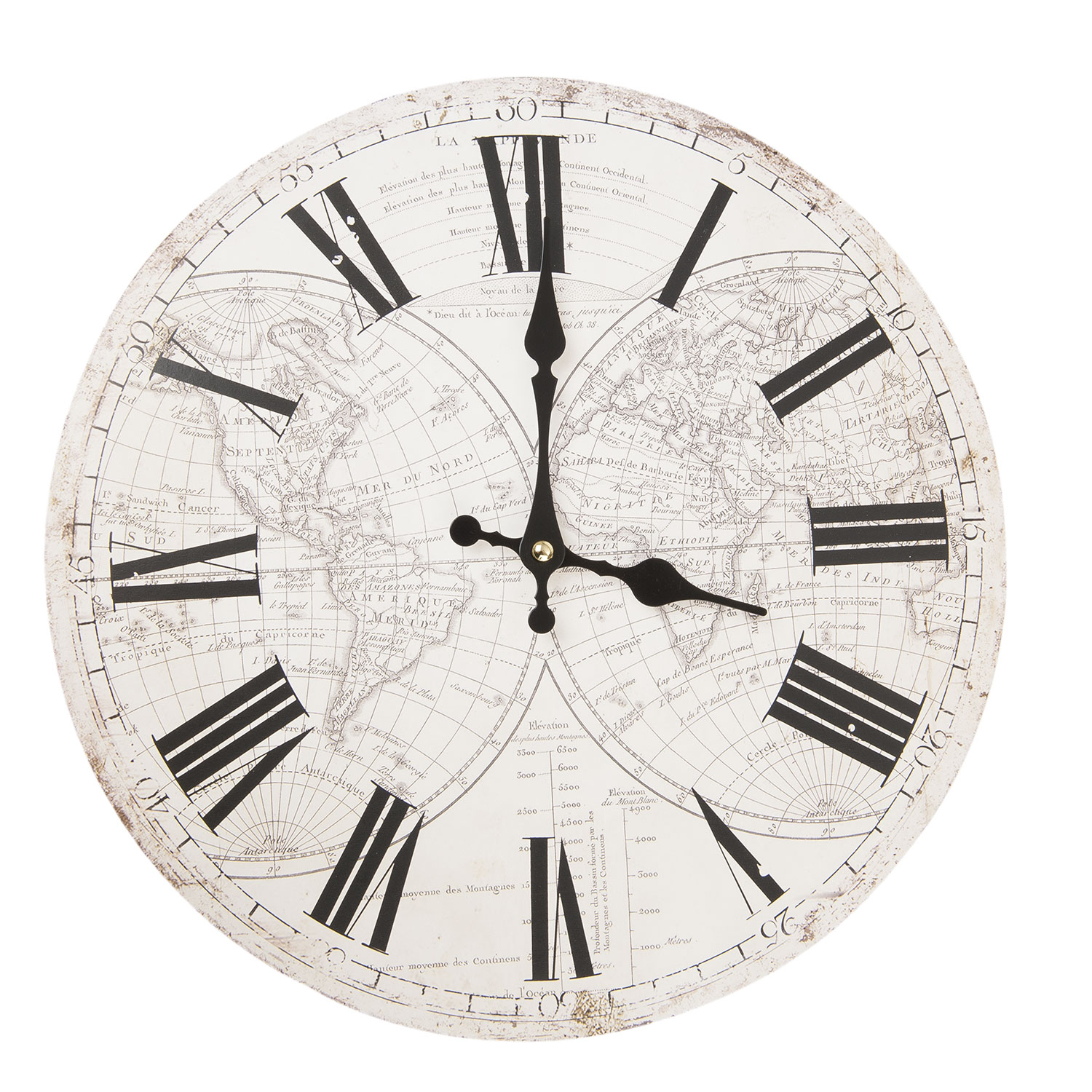 Nástenné hodiny Clayre &amp; EEF, 5KL0088, 34cm