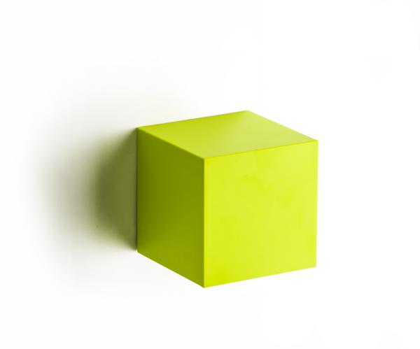 E-shop Nástenná krabička (uzatvorená) Qualy Pixel Cube, zelená