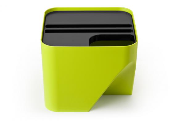 E-shop Stohovateľný odpadkový kôš Qualy Block 20, zelený