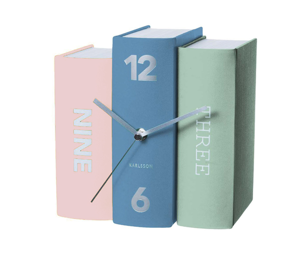 Stolové hodiny Karlsson Kniha 5630, 20 cm 