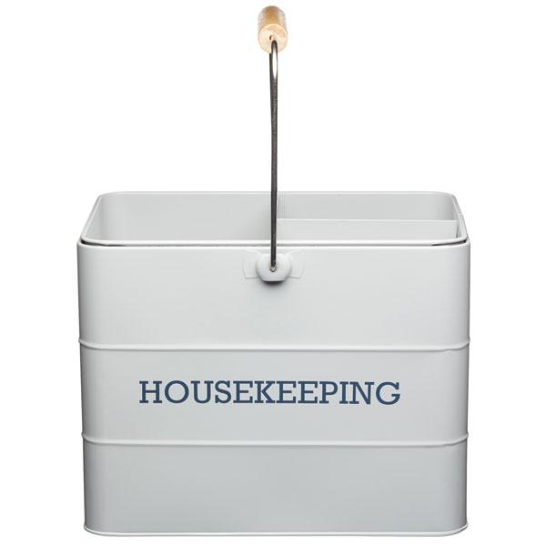 E-shop Upratovacia nádoba KITCHEN CRAFT Housekeeping Tin, sivá