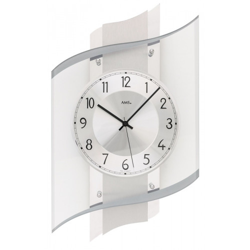 E-shop Dizajnové nástenné hodiny 5516 AMS DCF 48cm